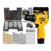 Imagem da oferta Parafusadeira Furadeira The Black Tools Jogo Brocas E Buchas 300 Peças