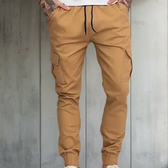 Imagem da oferta Calça Jogger Cargo Com Punho Sarja