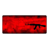 Imagem da oferta Mousepad Gamer AK47 PRO 900x400mm Vermelho