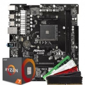 Imagem da oferta Kit upgrade, Ryzen 7 2700, ASRock A320M-HD, 8GB 2400MHZ
