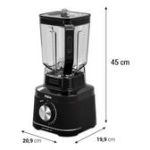 Imagem da oferta Liquidificador Philco 1500W 3,1L 12 Velocidades com 6 Lâminas PLQ15A
