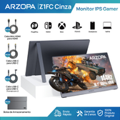 Imagem da oferta Monitor Gamer Portátil ARZOPA 16.1" 1080P, 144Hz, 106% sRGB, HDR, para Mac, PC, Switch e PlayStation