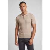 Imagem da oferta Polo Masculina Aeropostale Listrada Bege