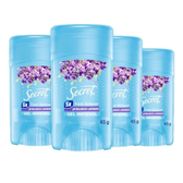 Imagem da oferta Secret Kit Desodorante em Gel Invisível Antitranspirante Lavanda com 4 Unidades 45g