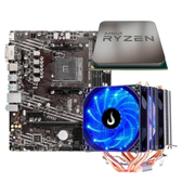 Imagem da oferta Placa Mãe MSI A520M-A PRO + Processador AMD Ryzen 5 5500F + Air Cooler Rise Mode Gamer G700
