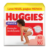 Imagem da oferta Fralda Huggies Proteção Acolchoada Pants XG 80unidades