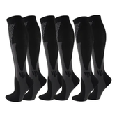 Imagem da oferta Kit 3 Pares Meia Compressão Esportiva Cano Alto 34 Corrida
