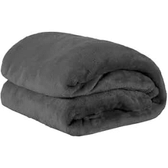 Imagem da oferta Cobertor Casal Manta Microfibra Fleece 01 Peça Chumbo