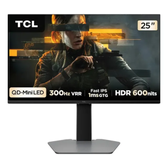 Imagem da oferta Monitor Gamer TCL 25 Polegadas QLED Mini LED Full HD G64 300Hz 1ms