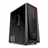 Imagem da oferta Gabinete Gamer Mancer Crusader Mid-Tower Lateral de Vidro Com 1 Fan MCR-CSD-BK01