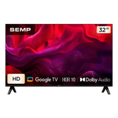 Imagem da oferta Smart Tv Semp 32 Polegadas Led Hd S42 Wifi Bluetooth Google Tv 2 Hdmi Hdr10 Dolby Audio 32s42