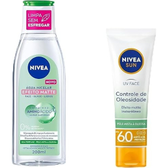 Imagem da oferta Kit NIVEA Água Micelar, Protetor Solar Facial FPS 60, 200ml+50ml