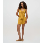 Imagem da oferta Short Cintura Alta em Twill com Amarração