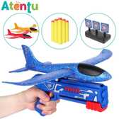 Imagem da oferta Pistola Lança Avião Brinquedo Infantil Tiro ao Alvo Divertido