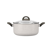 Imagem da oferta Brinox - Caçarola com Tampa 24Cm 4,5L Ceramic Life Suprema - Vanilla