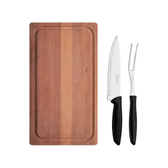 Imagem da oferta Kit Churrasco Tramontina Plenus 3 Peças