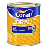 Imagem da oferta Esmalte Coralit Total Base Água Preto Alto Brilho 900ml