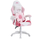 Imagem da oferta Cadeira Gamer Ninja Hana Reclinável Branca e Rosa GN-CH-HNR0DPWL