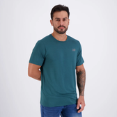 Imagem da oferta Camiseta New Balance Active Logo Verde
