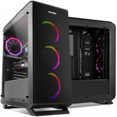 Imagem da oferta Gabinete NOX TGF em Vidro Temperado Controlador de FAN e RGB USB 3.0 4 FANS com RGB Rainbow - NXHUMMERTGF