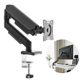 Imagem da oferta Suporte Para Monitores Articulado De Mesa Pistão A Gás 13-32 Preto Com Pintura Eletrostástica