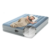 Imagem da oferta Colchão Inflável Casal Queen Com Bomba Embutida Usb Intex 64159 Azul