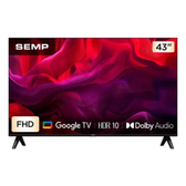 Imagem da oferta Smart TV Semp 43 Polegadas LED Full HD S42 WiFi Bluetooth Google TV 2 HDMI HDR10 Dolby Audio 43S42