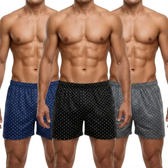 Imagem da oferta Kit 3 Short De Dormir Cueca Samba Canção Malha Fria Pijama