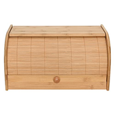 Imagem da oferta Mimo Style Porta Pães Com Tampa Retrátil, Feito Inteiramente De Bambu Ecokitchen. Perfeita Para Armazenar Pães, Bolachas E Outras Coisas. Resistent