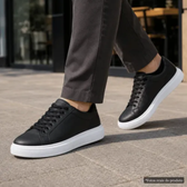 Imagem da oferta Tênis Casual Masculino Sneaker Solado Branco Liso Leve Macio!