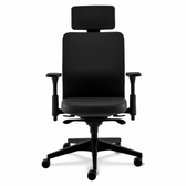 Imagem da oferta Cadeira Flexform Tecton All Black Unique
