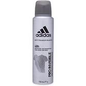 Imagem da oferta 10 Unidades Desodorante Aerosol Antitranspirante Masculino Adidas Pro Invisible 150ml