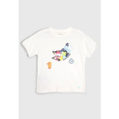 Imagem da oferta Camiseta Infantil MANGO KIDS Bluey Hello Summer Branca
