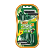 Imagem da oferta BIC Aparelho De Barbear Comfort 3 Advance Pele Sensível Verde C Fita Lubrificante 9298501 Embalagem Leve 4 Pague 3