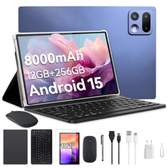 Imagem da oferta Xixaomiro Tablet Android 15 Pad 10.1" 256GB ROM + 12GB RAM Câmera 13MP + 5MP Bateria 8000mAh Kit Completo com Ca