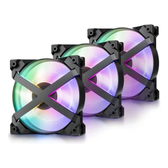 Imagem da oferta Kit Com 3 Fans Gamer 120mm Deepcool Mf120 Gt Rgb Preto