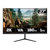 Imagem da oferta Monitor Gamer Mancer Valak VX3S 27 Pol VA Curvo 2K 1ms 180Hz HDMIDP MCR-VLKVX3S-BL04