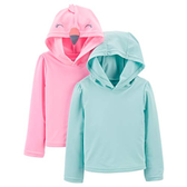 Imagem da oferta Camisa De Banho Pacote Com 2 Conjuntos Sortidos Rashguard, Simple Joys By Carter's, Meninas
