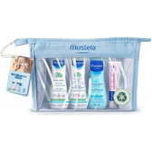 Imagem da oferta Kit Minis Mustela Bebê e Criança Água de Limpeza 100ml + Hydra Bebê 100ml + Gel Lavante 100ml + Creme Vitaminado Preventivo de Assaduras 10ml