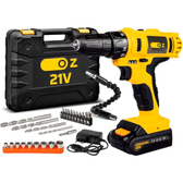 Imagem da oferta Furadeira Parafusadeira De Impacto 21v Com Maleta