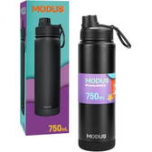 Imagem da oferta MODUS Garrafa Térmica em Aço Inoxidável 750mL com Alça e Adesivos