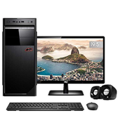 Imagem da oferta Computador Completo CorPC Intel Core i3 6GB HD 500GB + Monitor 19.5" HDMI Teclado e Mouse Wi-Fi
