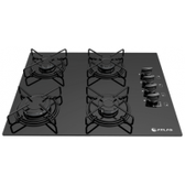 Imagem da oferta Cooktop a Gás Atlas com 4 Bocas Agile com Mesa de Vidro Preto Bivolt