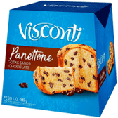 Imagem da oferta Panetone Com Gotas De Chocolate Visconti 400g