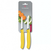 Imagem da oferta Jogo De Facas Swiss Classic Victorinox Amarela 8cm 2 Peças