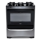 Imagem da oferta Fogão Consul 5 Bocas Cor Inox Com Mesa De Vidro E Trempe De  Inox 127/220v