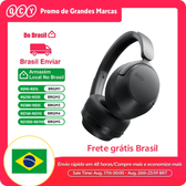 Imagem da oferta Fone de Ouvido Over-Ear QCY H3S com Som Espacial Hi-Res LDAC Headset H3S com ANC Adaptativo de -56dB Fone Sem Fio Blue
