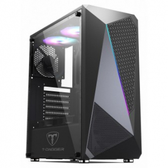 Imagem da oferta Gabinete Gamer T-Dagger G25B Mid Tower RGB Black ATX Sem Fonte Sem Fan TGC-G25B