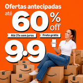Imagem da oferta ESQUENTA 9.9 AMAZON: Ofertas antecipadas com até 60% OFF e parcelamento em até 21x sem juros!