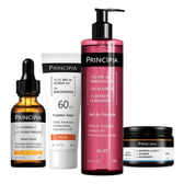 Imagem da oferta Kit Essencial Principia Peles Sensíveis (Gel de Limpeza GL-03, Creme Hidratante CH-01, Sérum Vitamina C VC-10, Protetor Solar PS-01)
